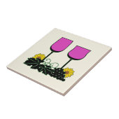 Carreau Vin et tournesols (Côté)