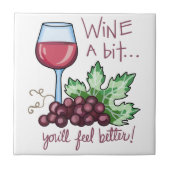 Carreau Vin un peu (Devant)