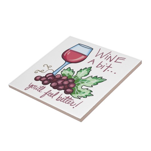 Carreau Vin un peu (Côté)