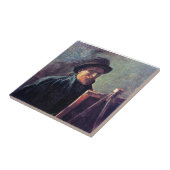 Carreau Vincent Van Gogh - Autoportrait Dark Felt Casquett (Côté)