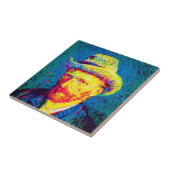 Carreau Vincent Van Gogh - Autoportrait Pop Art Avec Casqu (Côté)