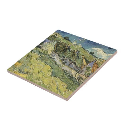 Carreau Vincent van Gogh - Chalets à chaume (Côté)