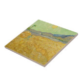 Carreau Vincent van Gogh - Champ de blé avec un moissonneu (Côté)