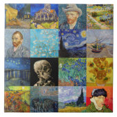Carreau Vincent van Gogh - chefs-d'oeuvre Mosaic Patchwork (Devant)