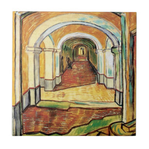 Carreau Vincent Van Gogh - Couloir de l'hôpital Saint-Paul