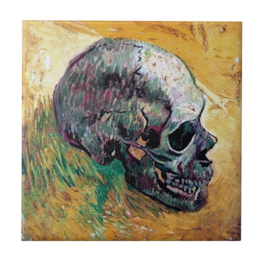 Carreau Vincent Van Gogh - Crâne de profil - Beaux-arts (Devant)