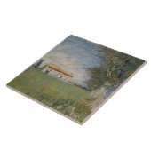 Carreau Vincent van Gogh - Ferme dans un champ de blé (Côté)