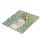 Carreau Vincent van Gogh - Fille en blanc (Côté)