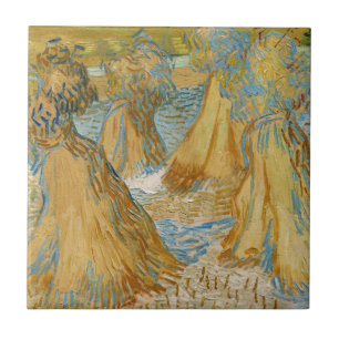 Carreau Vincent van Gogh - Gerbes de Blé