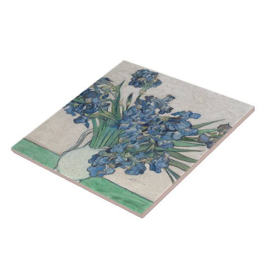 Carreau Vincent van Gogh - iris (Côté)