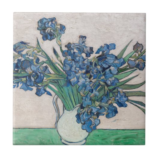 Carreau Vincent van Gogh - Irises (Devant)