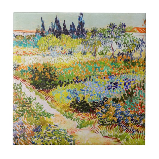 Carreau Vincent van Gogh - Jardin à Arles (Devant)