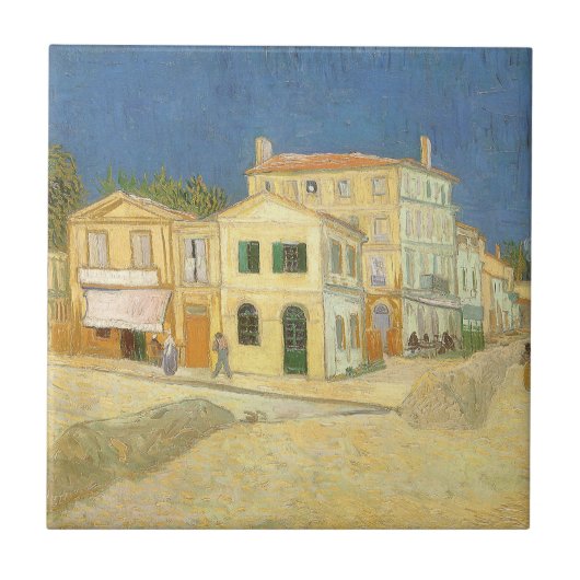 Carreau Vincent van Gogh - La Maison Jaune (La Rue) (Devant)