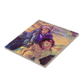 Carreau Vincent Van Gogh - La Pieta - Jésus & Vierge Marie (Côté)