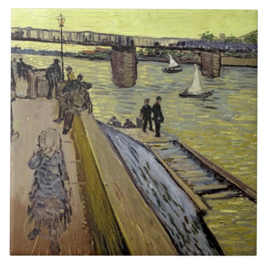 Carreau Vincent van Gogh| Le Pont de Trinquetaille Arles (Devant)