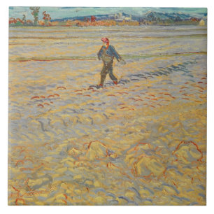 Carreau Vincent van Gogh   le semeur, 1888