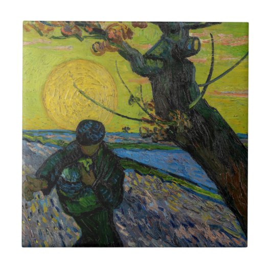 Carreau Vincent van Gogh - Le Sower (Devant)