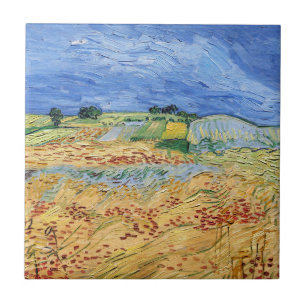 Carreau Vincent van Gogh - Les champs / Plaine à Auvers