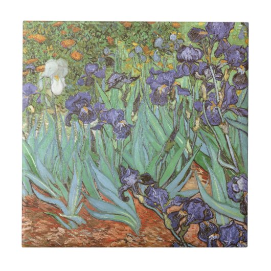 Carreau Vincent van Gogh - Les Iris (Devant)