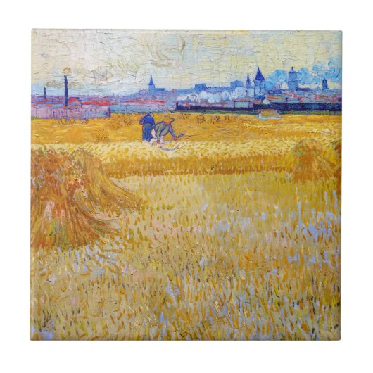 Carreau Vincent van Gogh - Les Moissonneurs (Devant)