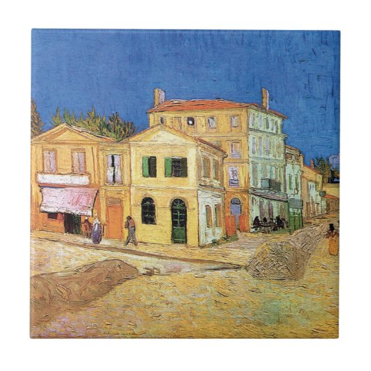 Carreau Vincent Van Gogh - Maison Jaune - Art (Devant)