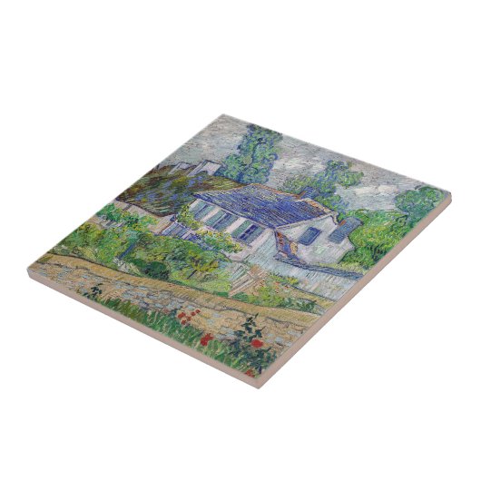 Carreau Vincent van Gogh - Maisons à Auvers (Côté)