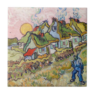 Carreau Vincent van Gogh - Maisons et figure