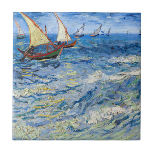 Carreau Vincent van Gogh - Marine près de Saintes-Maries