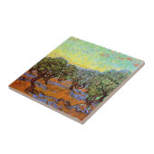 Carreau Vincent Van Gogh - Olive Grove avec ciel orange (Côté)