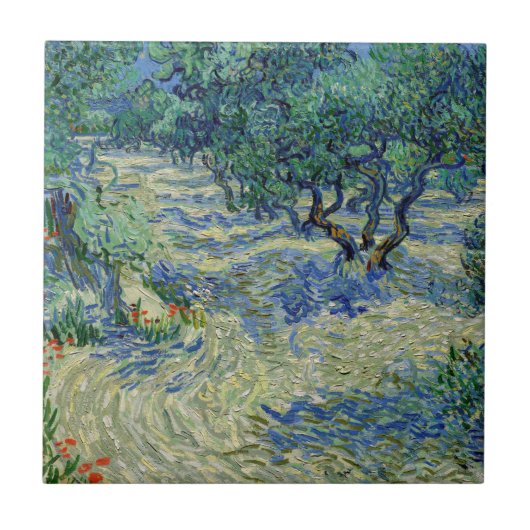 Carreau Vincent van Gogh - Olive Orchard (Devant)