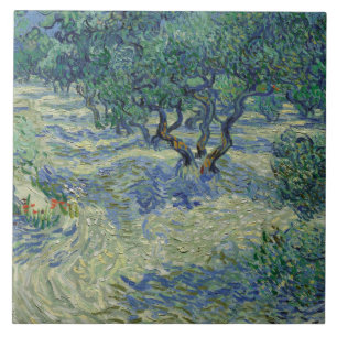 Carreau Vincent van Gogh - Olive Orchard