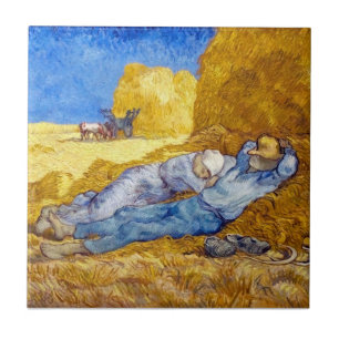 Carreau Vincent Van Gogh - Repos après le travail - Beaux-