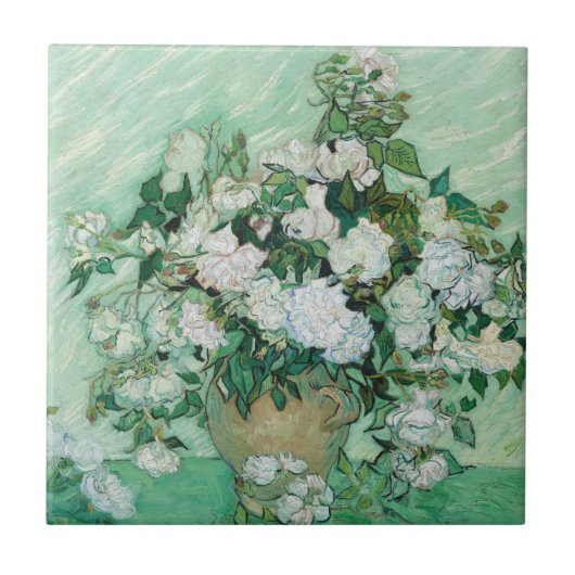 Carreau Vincent van Gogh - Roses (Devant)