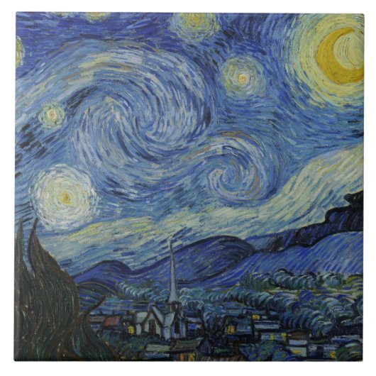 Carreau Vincent van Gogh - Starry Night (Devant)