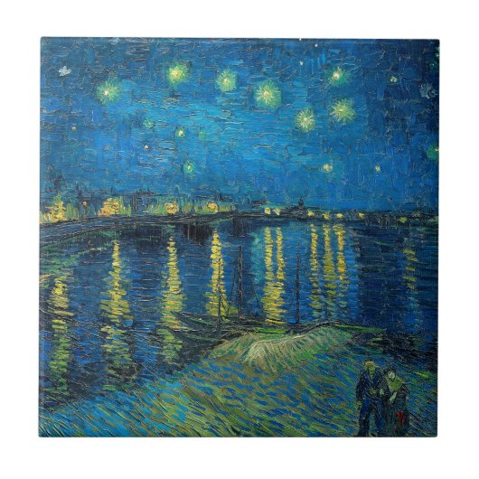 Carreau Vincent Van Gogh Starry Night Over the Rhone (Devant)