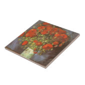 Carreau Vincent van Gogh Vase à vie morte avec des pavots (Côté)