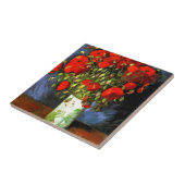 Carreau Vincent Van Gogh Vase Avec Des Poppies Rouges Art (Côté)