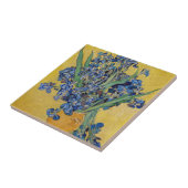 Carreau Vincent van Gogh - Vase avec iris (Côté)