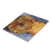 Carreau Vincent van Gogh - Vie morte : Deux tournesols cou (Côté)
