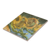 Carreau Vincent van Gogh - Vie morte : Quatre tournesols c (Côté)