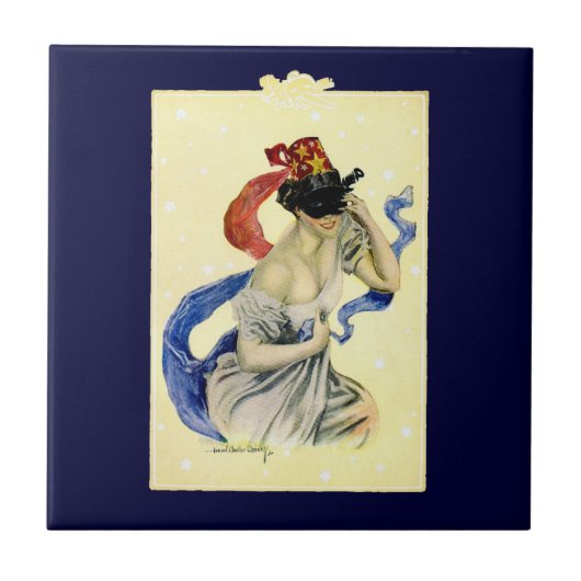 Carreau Vintage 4 juillet Patriotique (Devant)