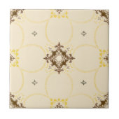 Carreau Vintage Alternating Medallions Pattern (Devant)
