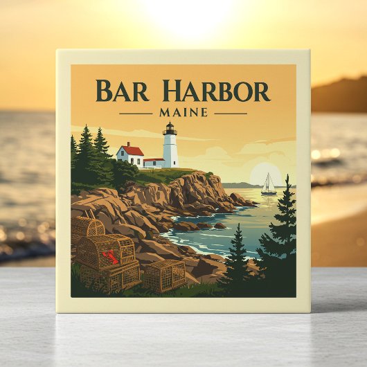 Carreau Vintage Bar Harbour Maine