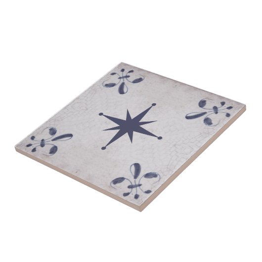 Carreau vintage blue delft tiles (Côté)