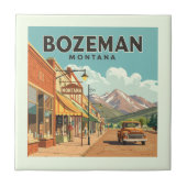 Carreau Vintage Bozeman Montana (Devant)