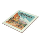 Carreau Vintage Bozeman Montana (Côté)