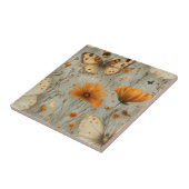 Carreau Vintage Butterfly Wildflower (1) (Côté)