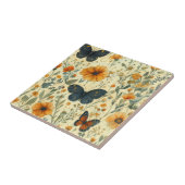 Carreau Vintage Butterfly Wildflower (5) (Côté)