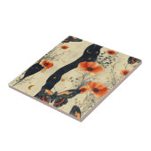 Carreau Vintage Butterfly Wildflower (6) (Côté)