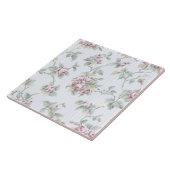 Carreau Vintage chic Rose et raypes (Côté)